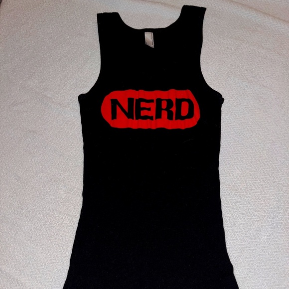 🤓 🖤❤️ NERD 🖤❤️ Nerd tank top Ladies Small - Picture 1 of 9